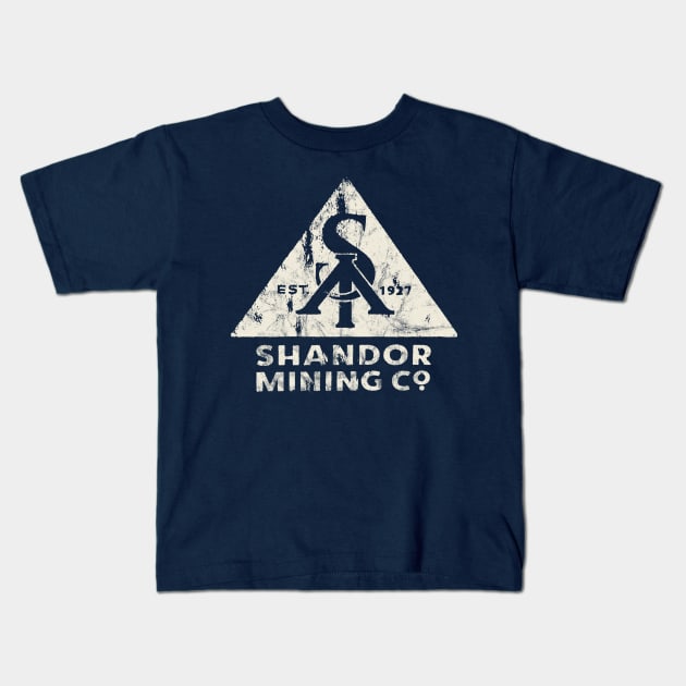 Shandor work Shirt (Cream) Kids T-Shirt by BGSchoolcraft